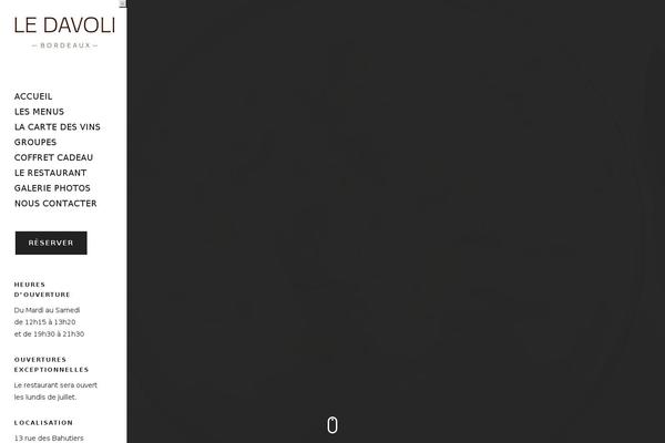 Grandrestaurant theme site design template sample