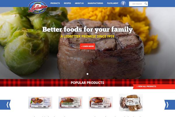 ledbetterfoods.com site used Ledbetter_wordpress