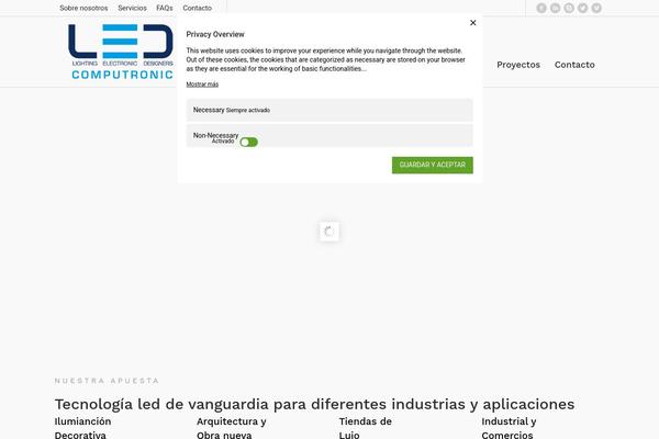 Site using Cmsmasters-mega-menu plugin