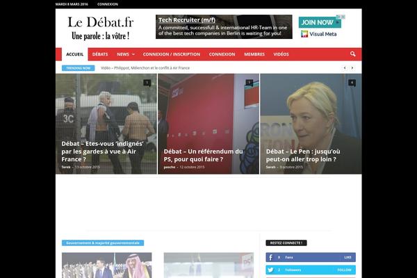 NewsMag theme site design template sample