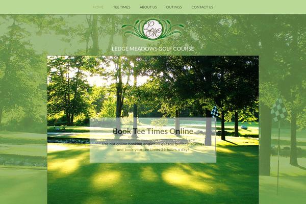 Gen theme site design template sample