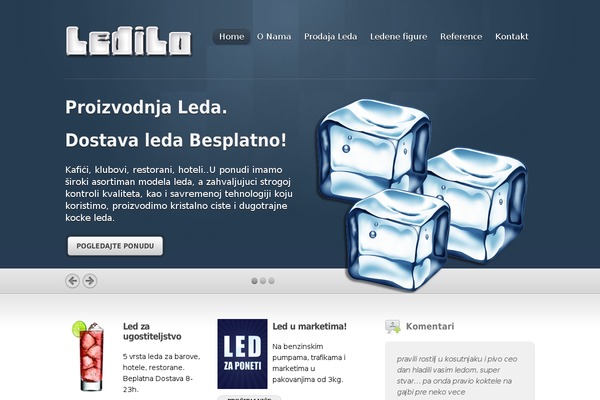 Inspire theme site design template sample
