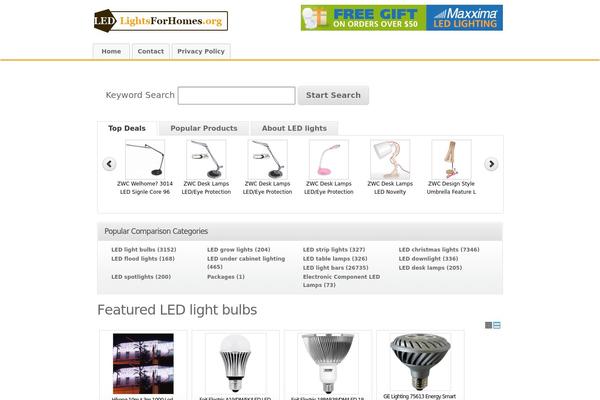 Comparisonpress theme site design template sample