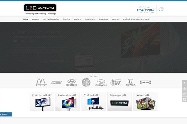 ledsignsupply.com site used Replete