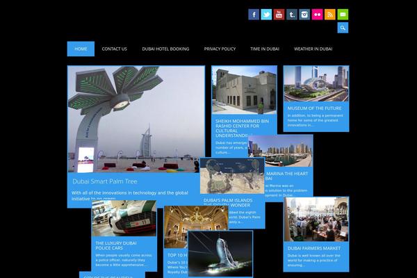 Surfarama theme site design template sample