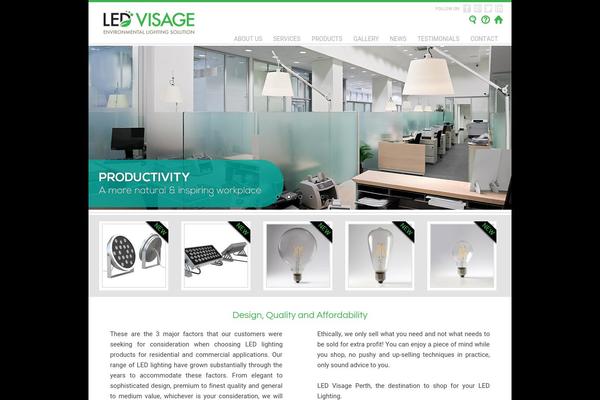 ledvisage.com.au site used Ledvisage