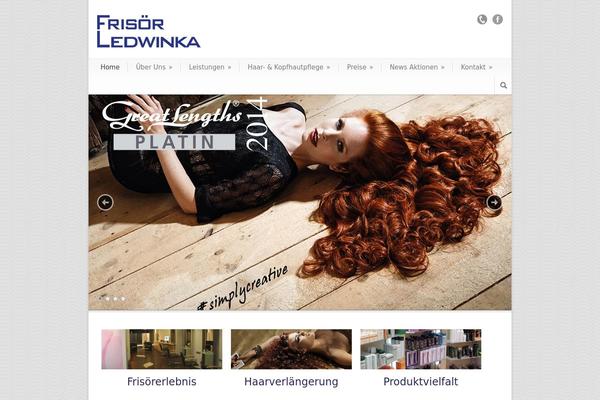 Modernize theme site design template sample