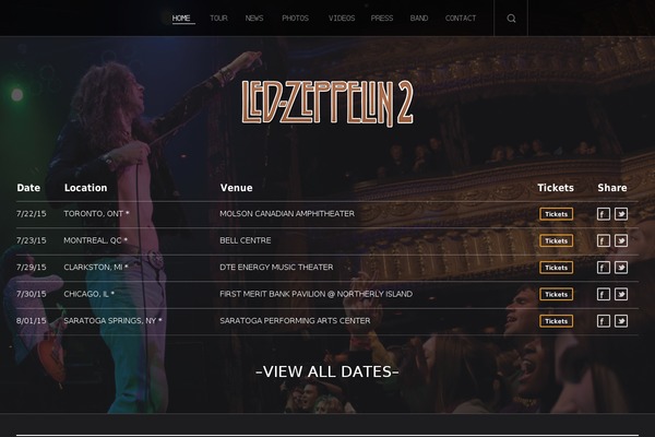 Trio theme site design template sample