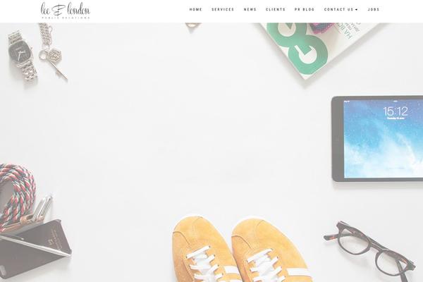 Shore theme site design template sample
