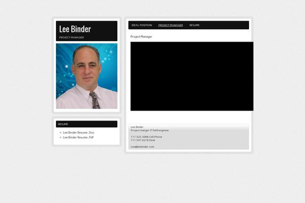 leebinder.com site used zeeBizzCard