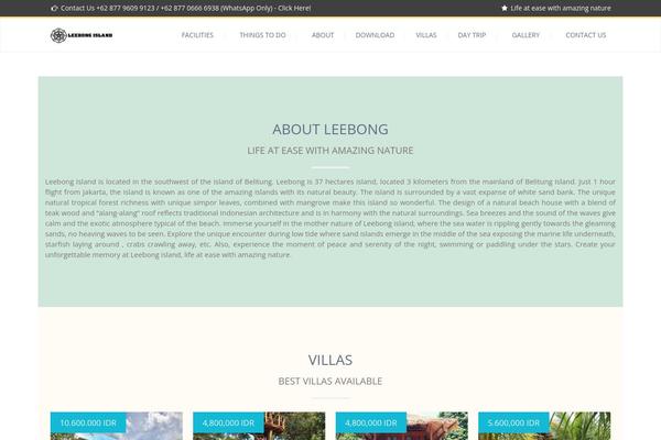 Lovetravel theme site design template sample