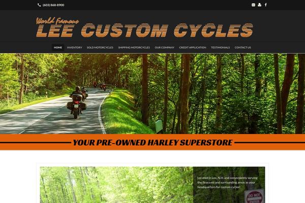 leecustomcycle.com site used Beacon