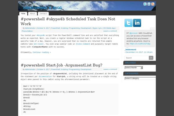 Site using AccessPress Social Counter plugin