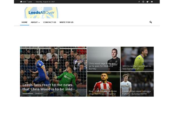 leedsallover.com site used Snack-network