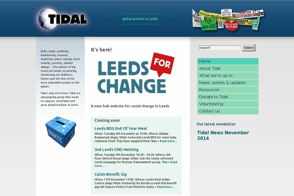 leedstidal.org site used Tidal