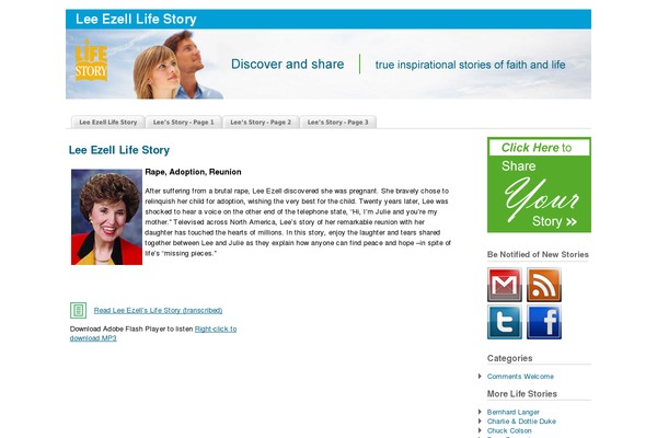 leeezellstory.com site used Buryy