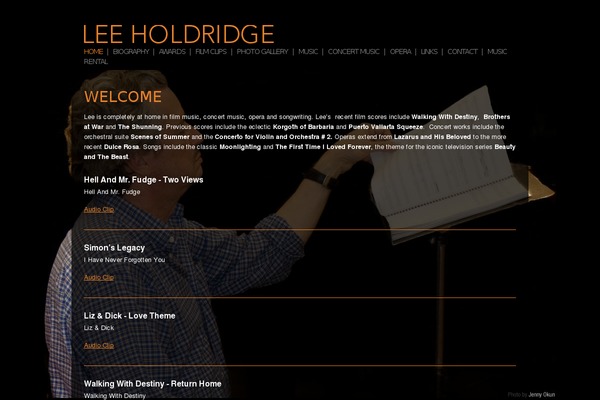 leeholdridge.com site used Lee