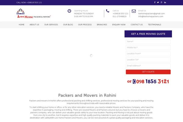 movers theme websites examples