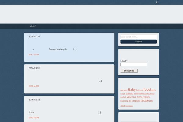 Modern Estate theme site design template sample