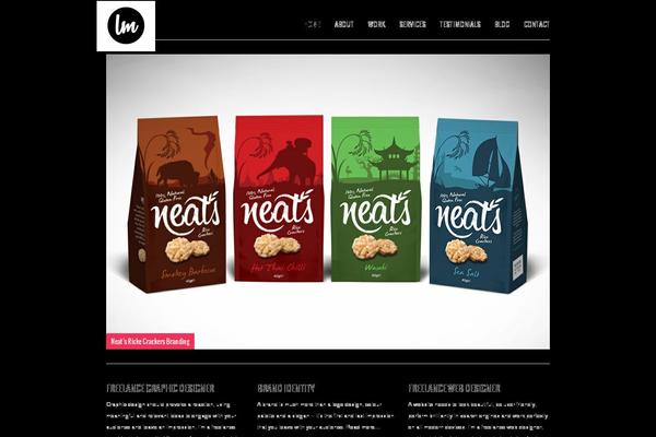 Folio theme site design template sample