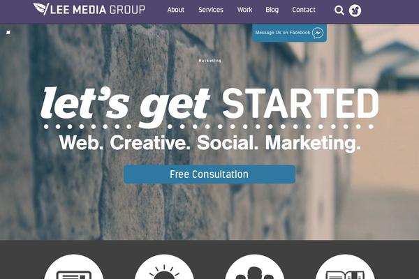FoundationPress theme site design template sample