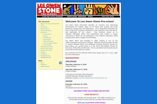 Mandigo theme site design template sample