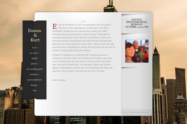 Memoir theme site design template sample