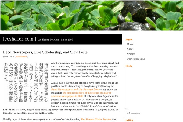 Writer's Blog theme site design template sample