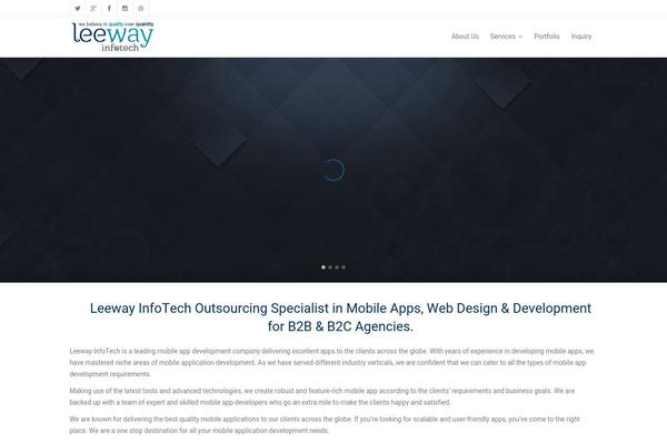 Strata theme site design template sample