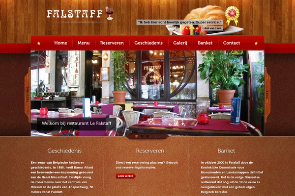 Bordeaux theme site design template sample