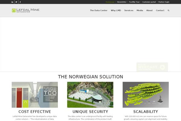 lefdalmine.com site used Mb-enfold