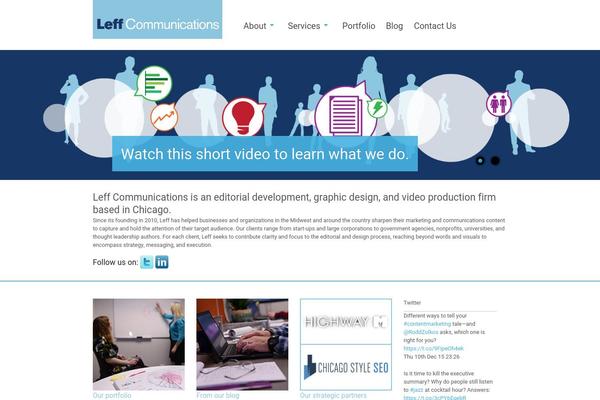Whitelight theme site design template sample