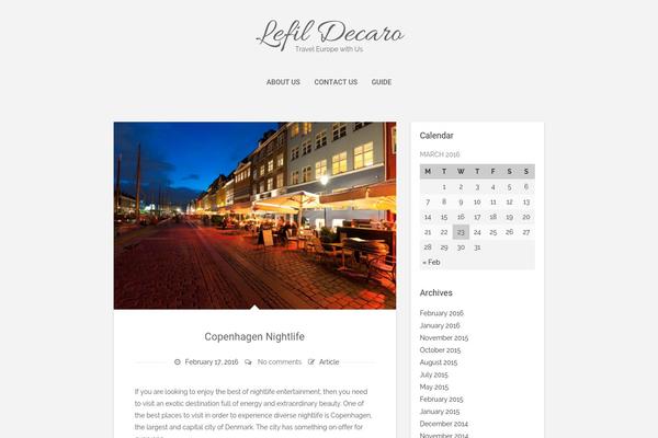 SuevaFree theme site design template sample