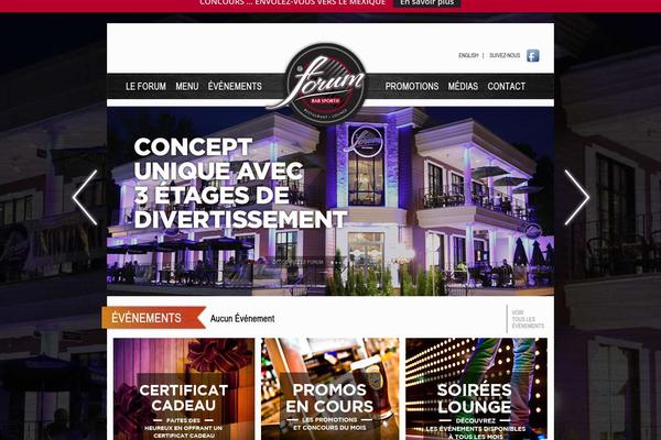 Forum theme site design template sample