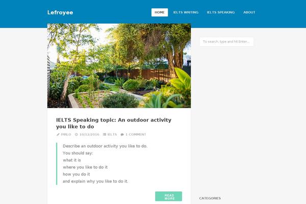 Wilson theme site design template sample