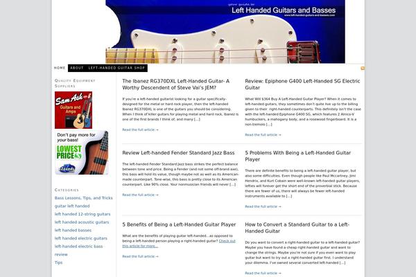 Thesis 1.8 theme site design template sample