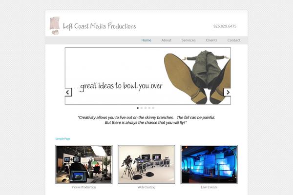 Chameleon theme site design template sample