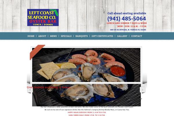 Seafresh theme site design template sample