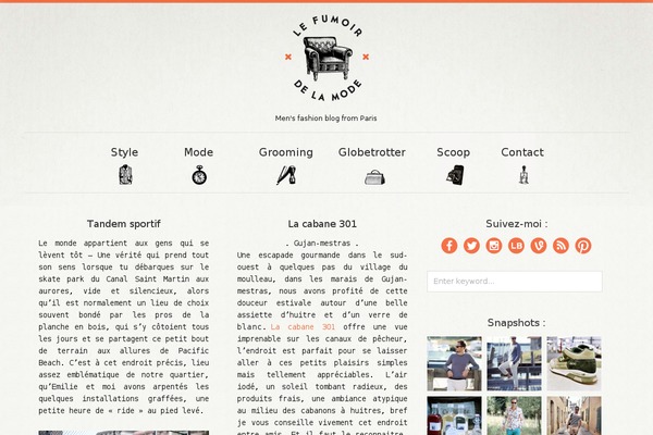 Site using Floating Menu plugin