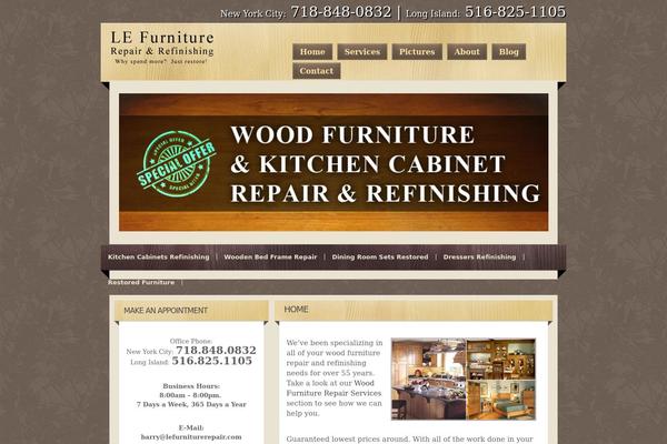 lefurniturerepair.com site used Wooddesign