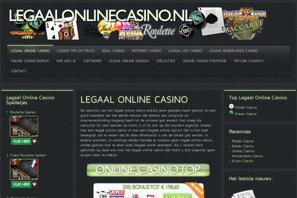 legaalonlinecasino.nl site used Legaalonlinecasino