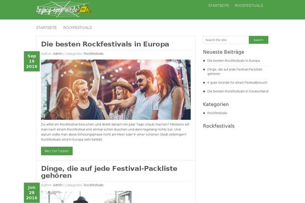 Nominal theme site design template sample