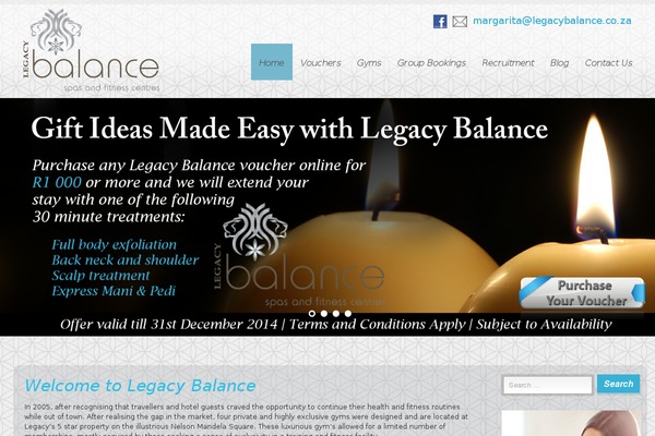 White Rock theme site design template sample