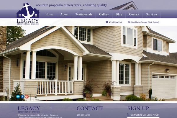 Blissful theme site design template sample
