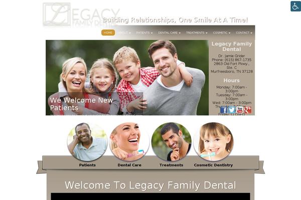 legacyfamilydental.net site used Focus-dental