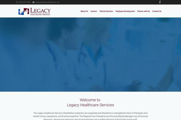 Legacy theme site design template sample