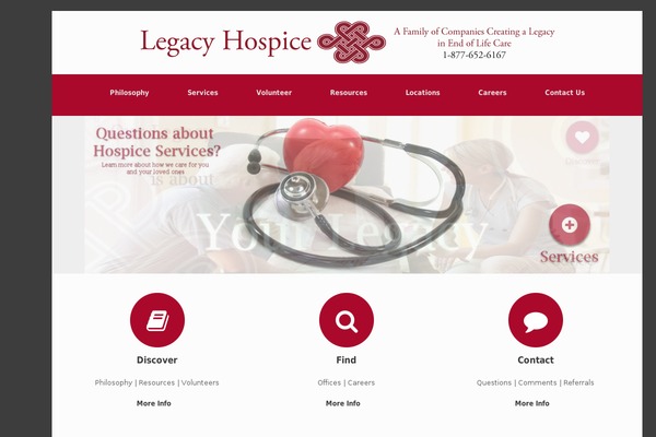 Vantage theme site design template sample