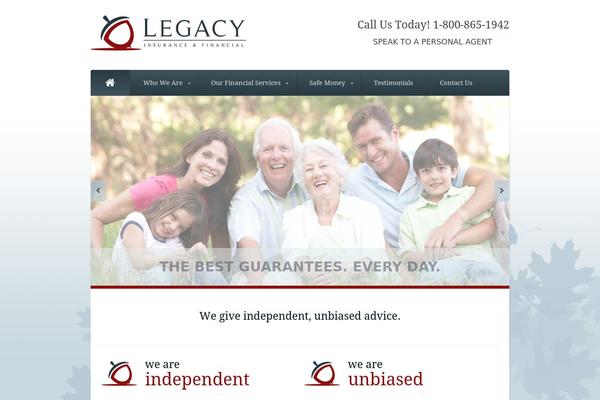 Alpha theme site design template sample