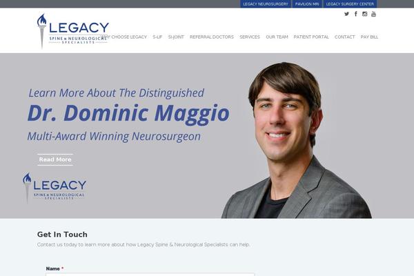 Inspiry-medicalpress-child theme site design template sample