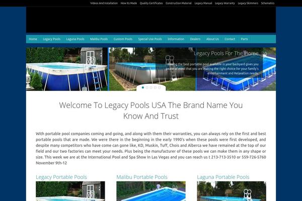Tempera theme site design template sample